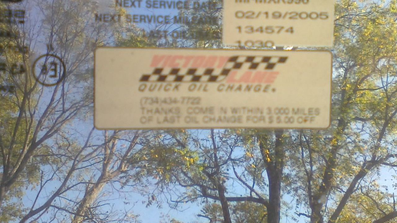 611 miles on the odometer since its last oil change nearly 13 years ago.
